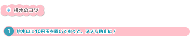 �R�c�^10�~�ʂ�u���Ă����ƁA�k����h�~�ɁI