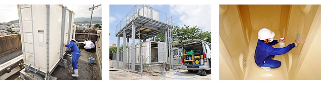 �����e�i���X��Ƃ̗l�q